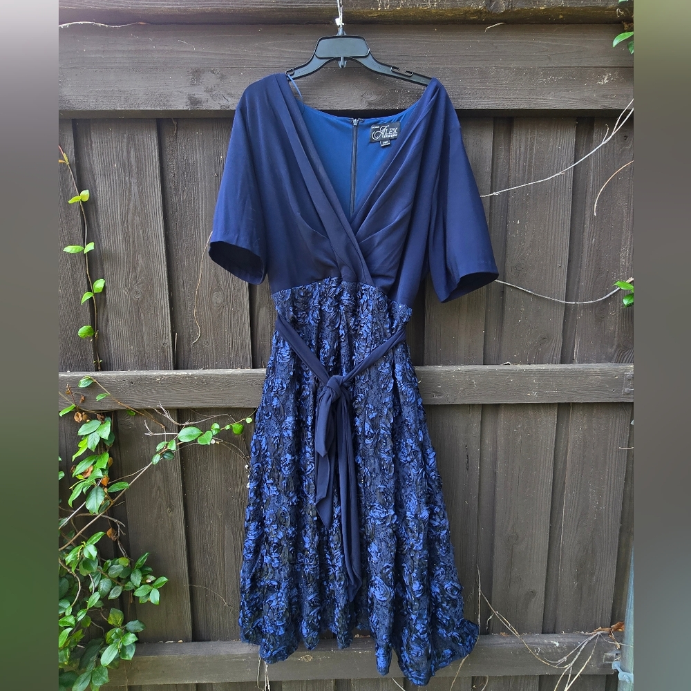 Navy Semi-Formal Dress (20W)